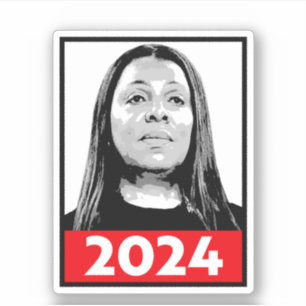 Sticker Letitia James 2024