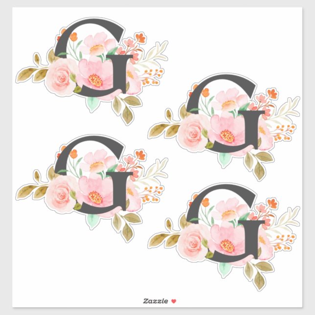 Sticker Letter G (Feuille)