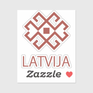 Sticker Lettonie