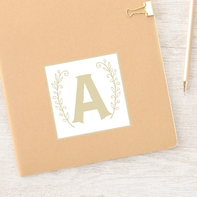 Sticker Lettre A Blancs + Blocs ABC Alphabet Neutres Blocs (Carnet)