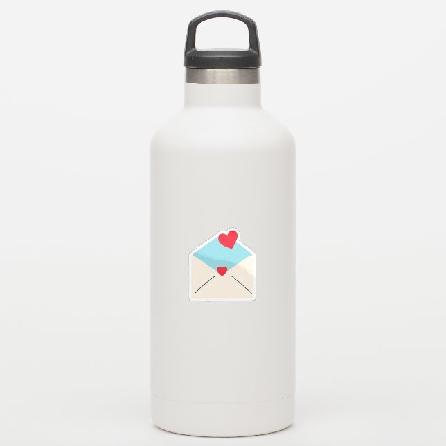 Sticker Lettre d'amour (Gourde)
