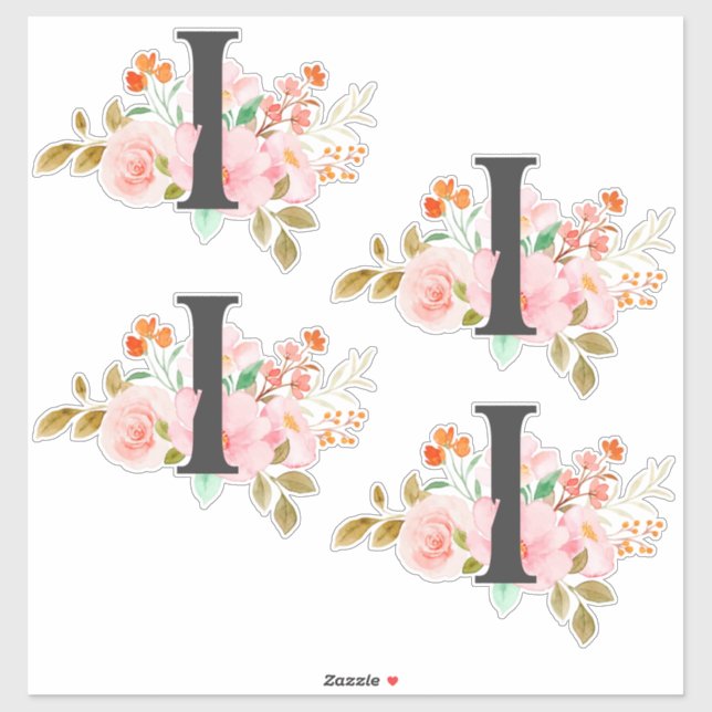 Sticker Lettre I (Feuille)