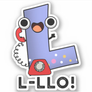 STICKER LETTRE L LLOLO DANOINE L PUN