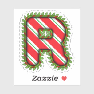 Sticker Lettre Noël R