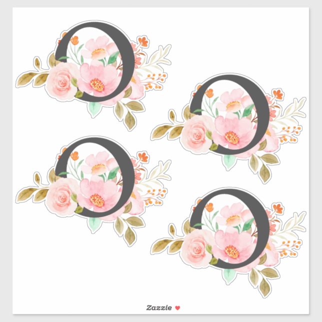 Sticker Lettre O (Feuille)