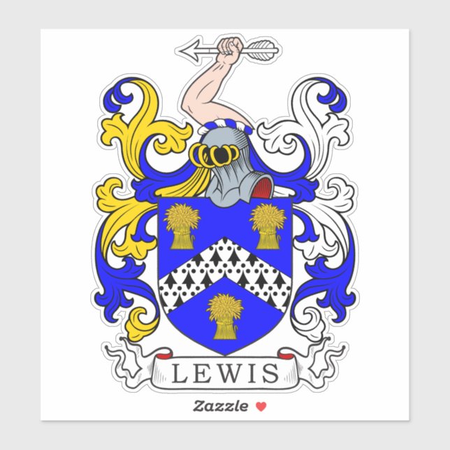 Sticker Lewis Family Crest (Feuille)