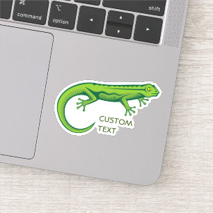 Sticker Lézard vert
