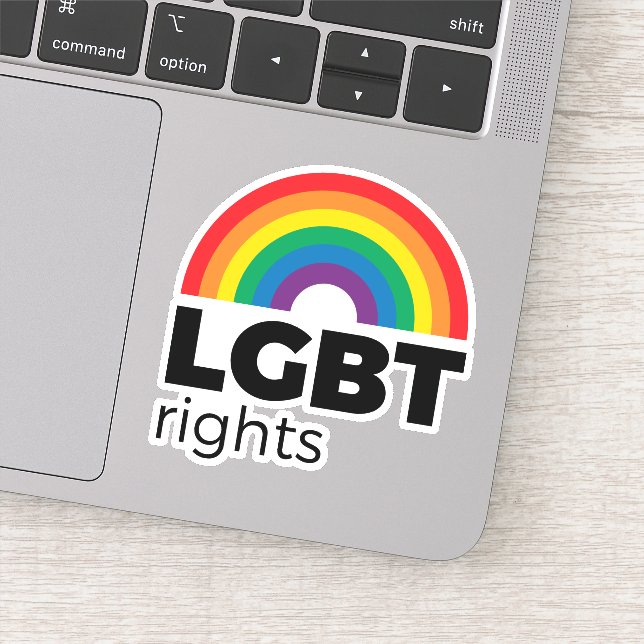Sticker LGBT Ribow (Détail)