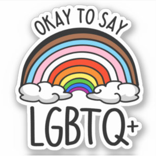 Sticker LGBTQ+ est acceptable