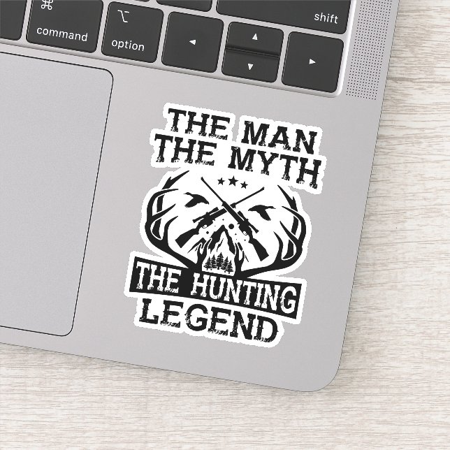 Sticker L'Homme Le Mythe La Légende de la chasse - Camp (Détail)