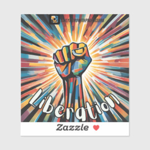 Sticker "Libération" - Un symbole audacieux de l'unité