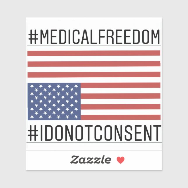 Sticker Liberté Médicale (Feuille)