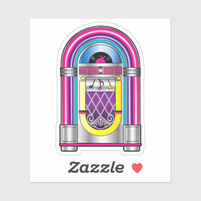 Sticker Librairie en couleurs (Feuille)