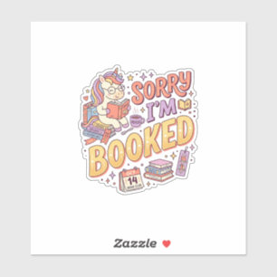 Sticker Licorne Désolé je suis Réservé Design Zazzle Fanta