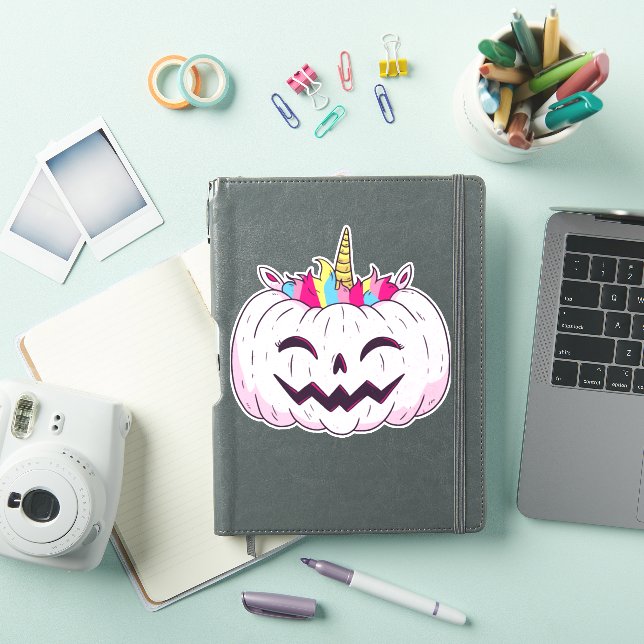 Sticker licorne d'Halloween (Couverture iPad)