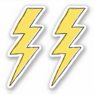 Sticker Lightning bolts