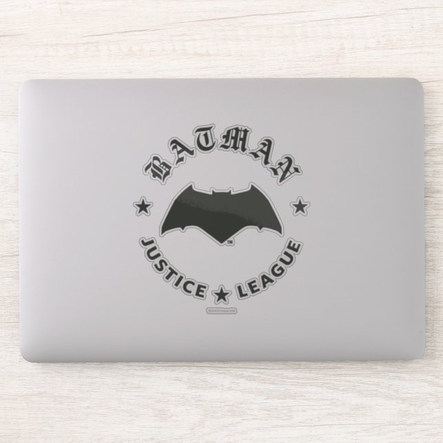 Sticker Ligue de Justice | Batman Retro Bat Emblem (Ordinateur)