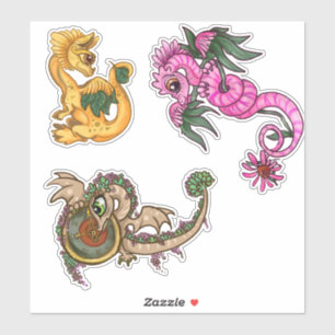 Sticker Lil Garden Dragons