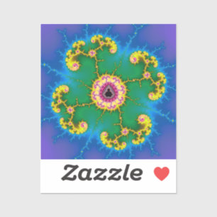 Sticker L'île fractale Mandala