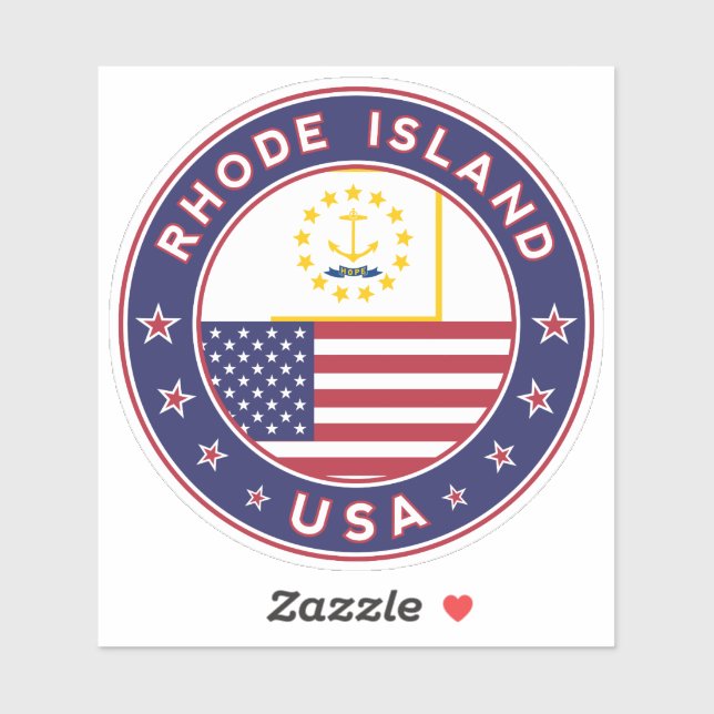 Sticker L'île Rhode (Feuille)