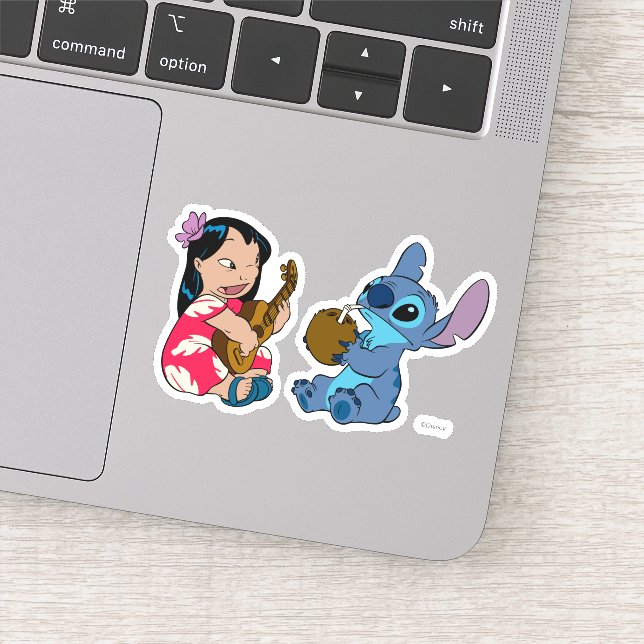 Sticker Lilo et Stitch (Détail)
