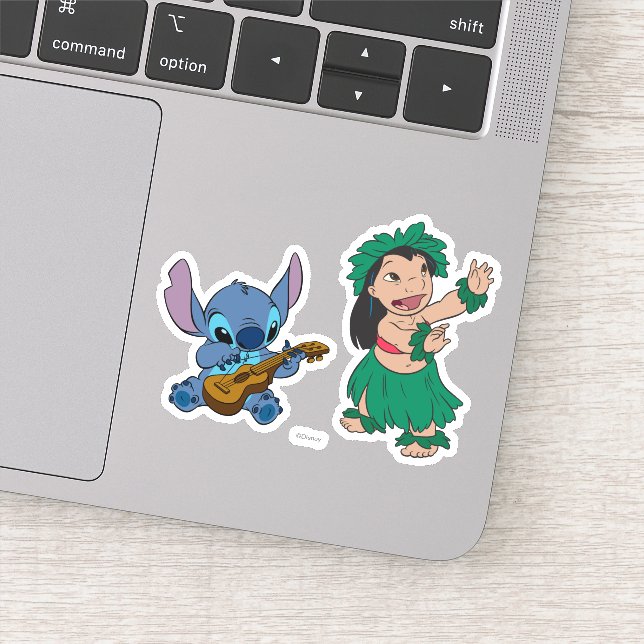 Sticker Lilo & Stitch (Détail)