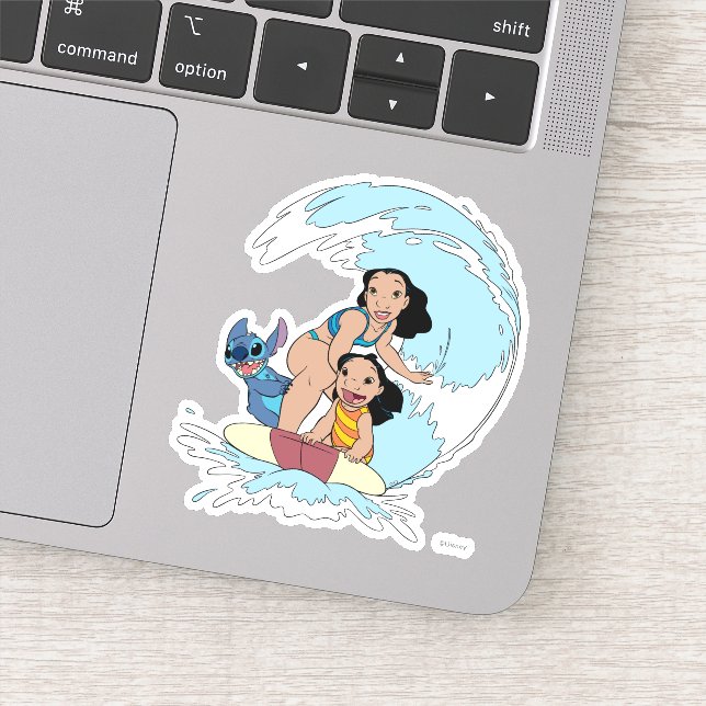 Sticker Lilo, Stitch et Nani (Détail)
