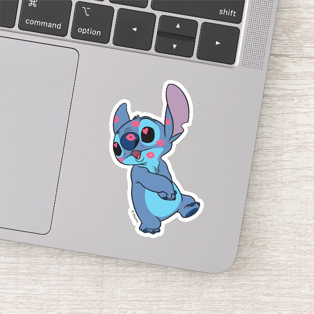 Sticker Lilo & Stitch | Stitch Valentine Kisses (Détail)