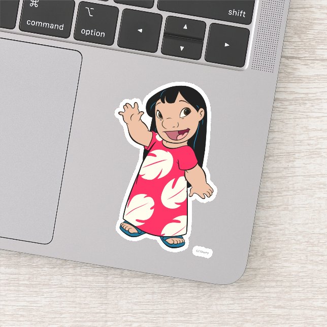 Sticker Lilo Waving (Détail)
