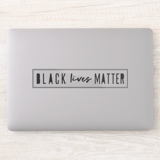 Sticker L'importance de la vie noire | Ordinateur portable (Ordinateur)