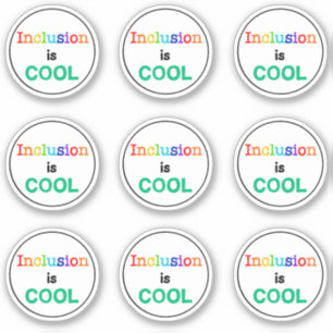Sticker L'inclusion est le pack de sensibilisation COOL Ne