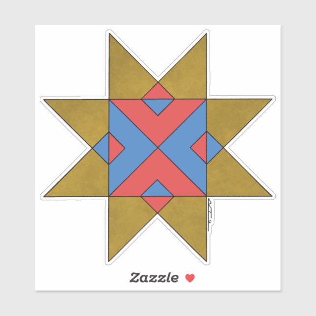 Sticker Lincolnshire Auseklis Witch Mark (Feuille)