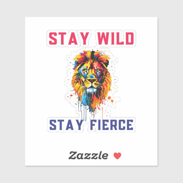 Sticker Lion (Feuille)