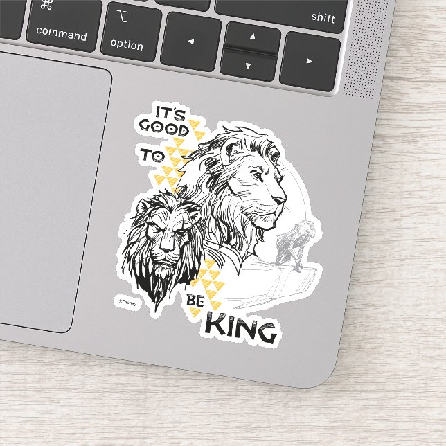 Sticker Lion King | C'est bien d'être roi (Détail)