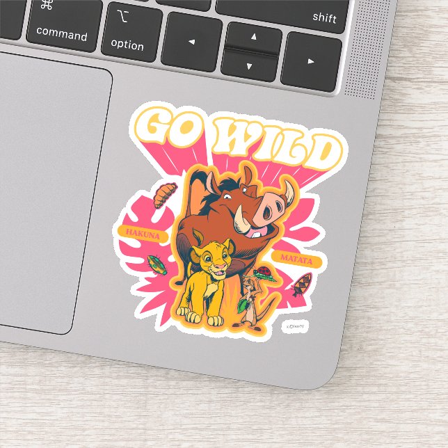 Sticker Lion King | Hakuna Matata - Go Wild (Détail)
