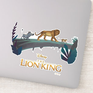Sticker Lion King   Journal des passages de Pumbaa, Simba 