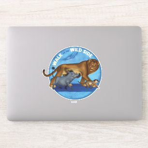 Sticker Lion King   Marcher Sur Le Côté Sauvage