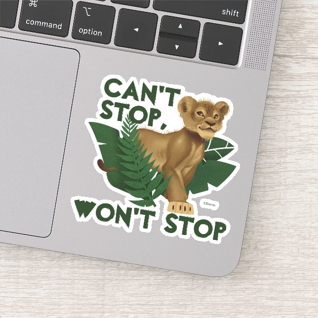 Sticker Lion King | Simba Dans La Jungle (Détail)