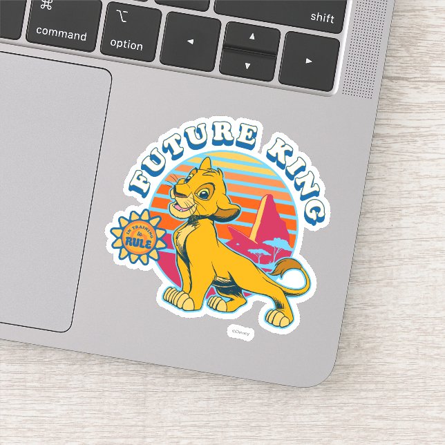 Sticker Lion King | Simba - Futur Roi (Détail)