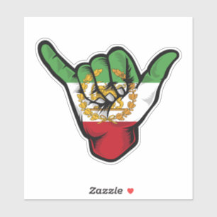 Sticker Lion Persan Shaka Main