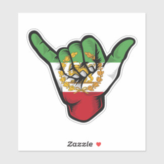 Sticker Lion Persan Shaka Main