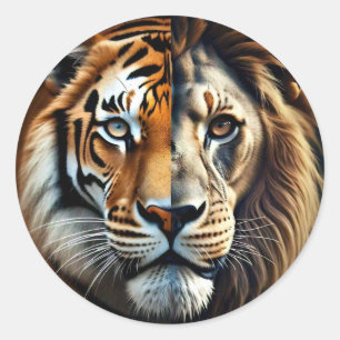 Sticker Lion & Tiger Digi