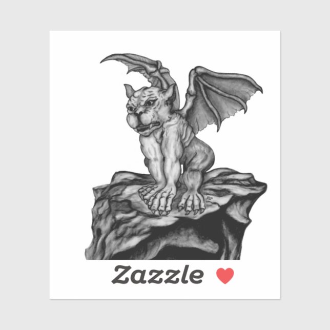 Sticker Little Golem Gargoyle (Feuille)