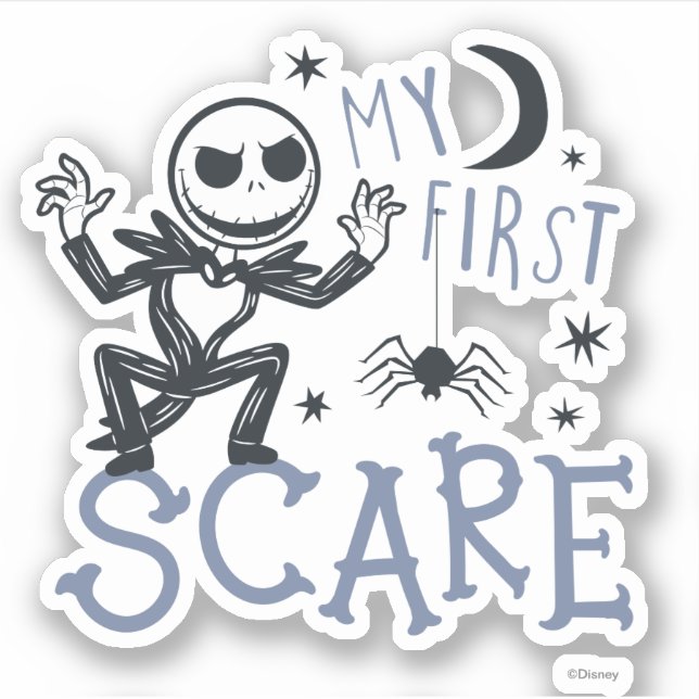 Sticker Little Jack Skellington - Ma première peur (Devant)