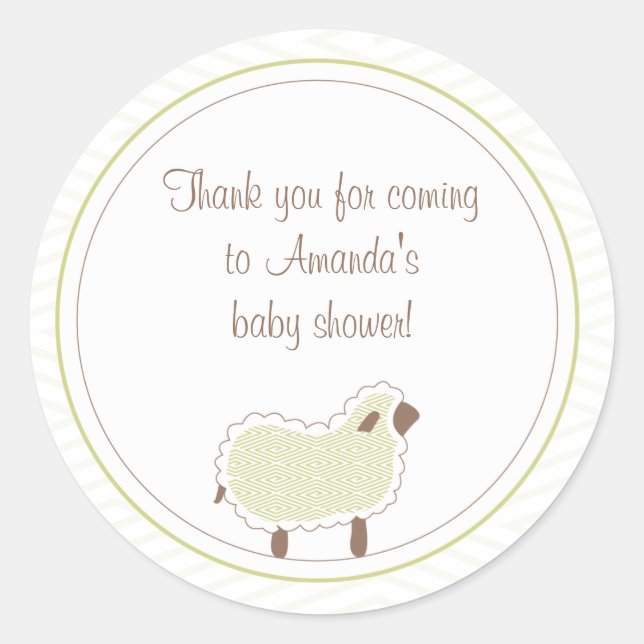 Sticker Little Lamb Faver (Devant)