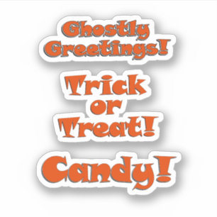 Sticker Livre de Découpage Trick or Treat Halloween