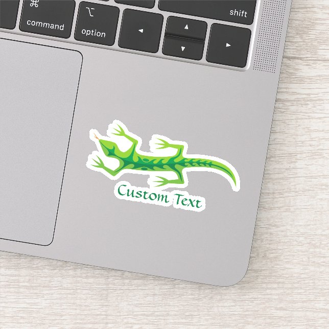 Sticker Lizard vert (Détail)