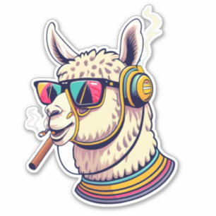 Sticker Llama Favor