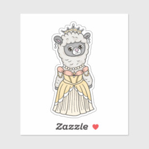Sticker Llama Princess