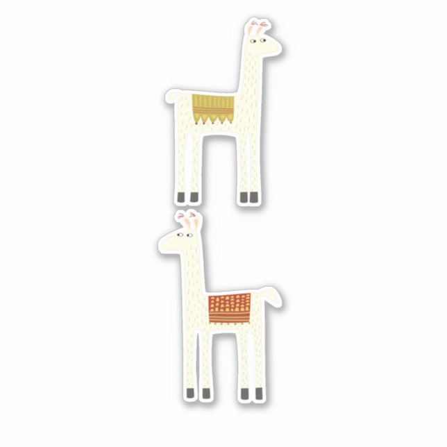 Sticker Llamas (Devant)